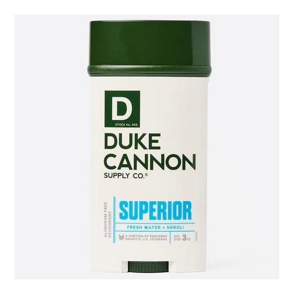 Duke Cannon Superior Aluminum Free Deodorant Made in USA Benefits Veterans - Picture 1 of 4